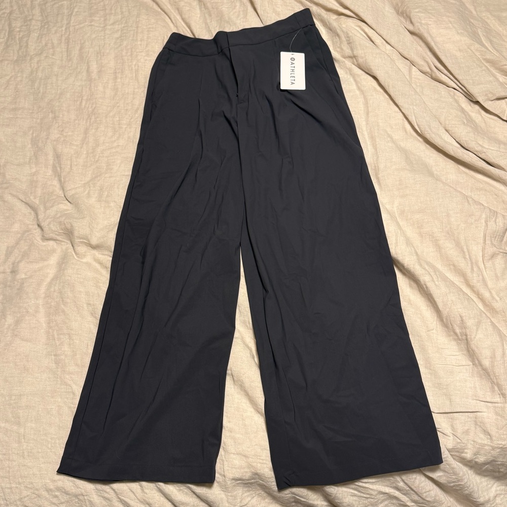 Athleta charcoal grey pinnacle trouser 12 NWT